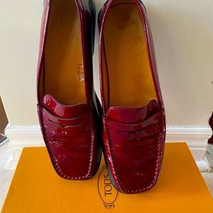 Tod’s Red Loafers